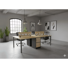 ULD SERIES 4-SEATERS WORKSTATION WITH SHARING CABINET (LIMITED QUANTITY)