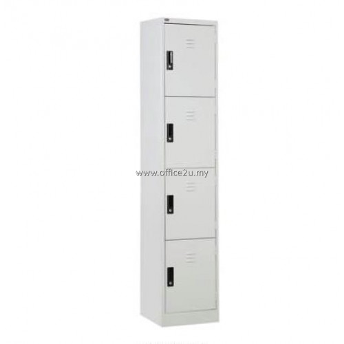 S024 Locker S-114/B 4-COMPARTMENT STEEL LOCKER