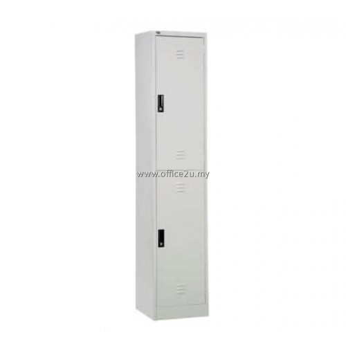 S024 Locker S-114/C 2-COMPARTMENT STEEL LOCKER